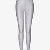 Pantalon lamé coupe skinny - Argent