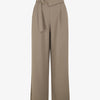 Pantalon ample à double boucles dorées - Kaki