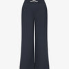 Pantalon ample à boucle style noeud - Marine