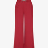 Pantalon ample à boucle style noeud - Rouge