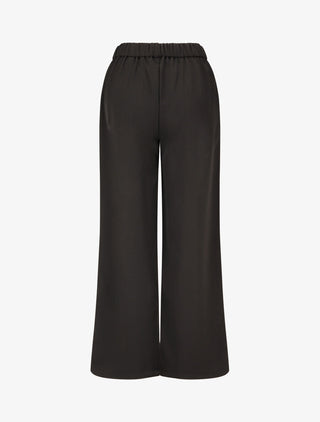 Pantalon ample à boucle fantaisie - Noir