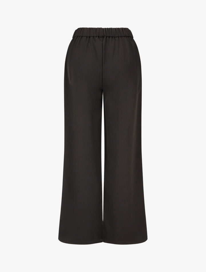 Pantalon ample à boucle fantaisie - Noir