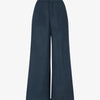 Pantalon fluide effet froissé - Marine