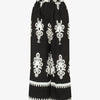 Pantalon droit imprimé ikat - Noir
