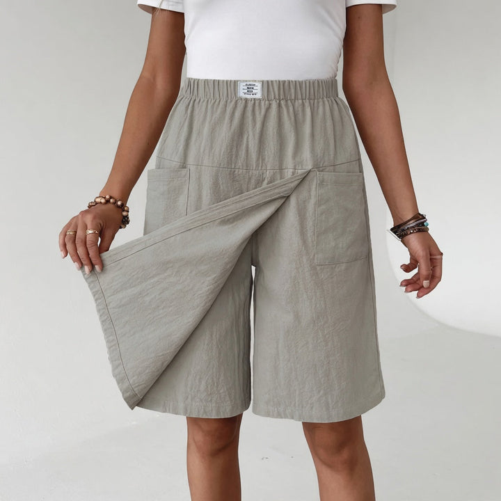 Libertine | Jupe-short taille élastique à poches