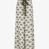 Pantalon ample taille haute imprimé dandelion - Kaki