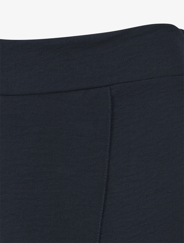 Pantalon fluide à double pans - Marine
