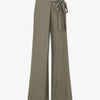 Pantalon texturé à pans - Kaki