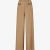 Pantalon fluide à poches stylisés - Camel