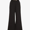 Pantalon ample à taille élastiquée - Noir