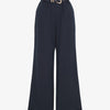 Pantalon ample à taille élastiquée - Marine