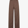 Pantalon de tailleur à fines rayures - Marron