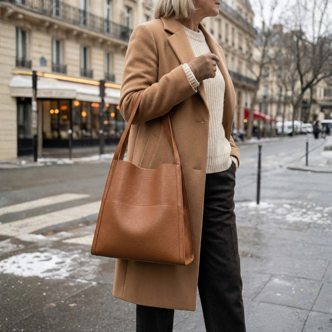 Elena | Élégant sac à bandoulière en cuir