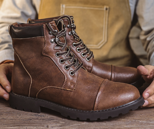 André | Polyvalentes boots en cuir