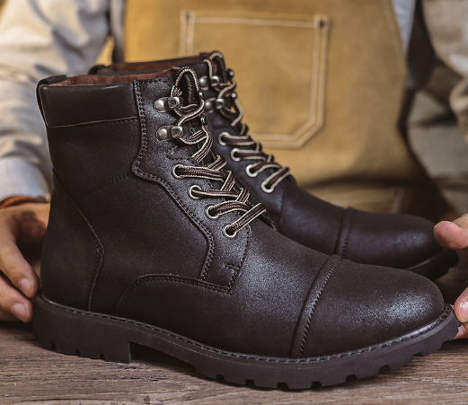 André | Polyvalentes boots en cuir