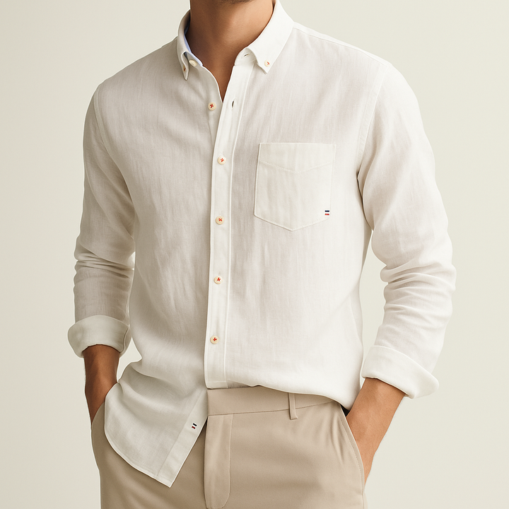 Arthur | Élégance légère Chemise en lin homme