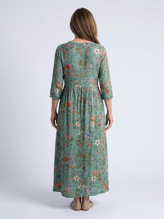Marina | Robe maxi fluide et élégante à imprimé floral