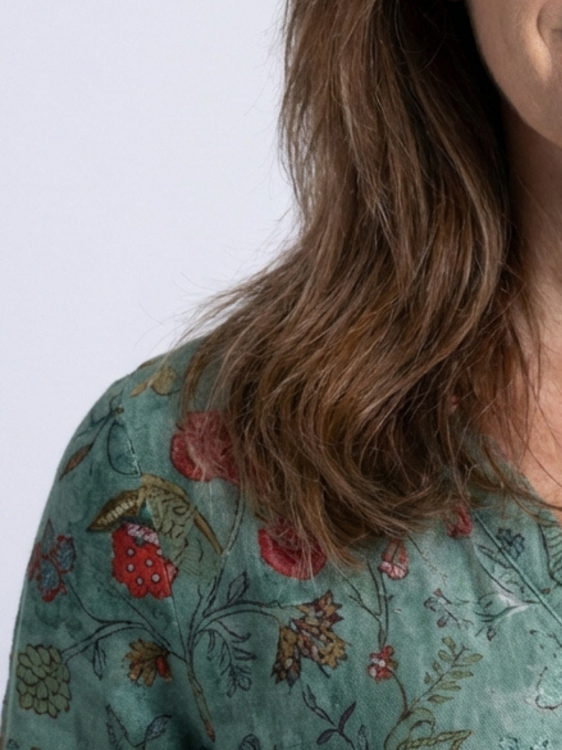 Marina | Robe maxi fluide et élégante à imprimé floral