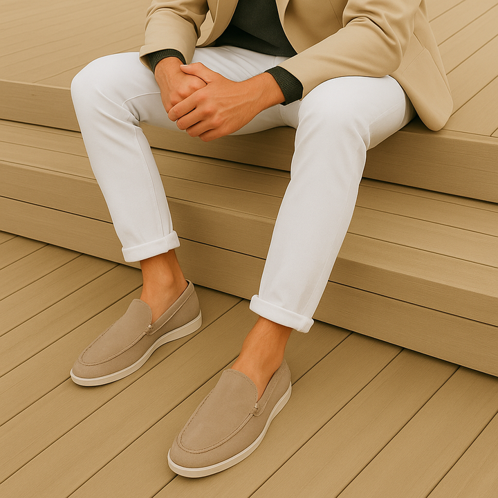 Louis | Mocassins en suède élégants