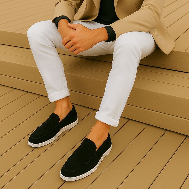 Louis | Mocassins en suède élégants
