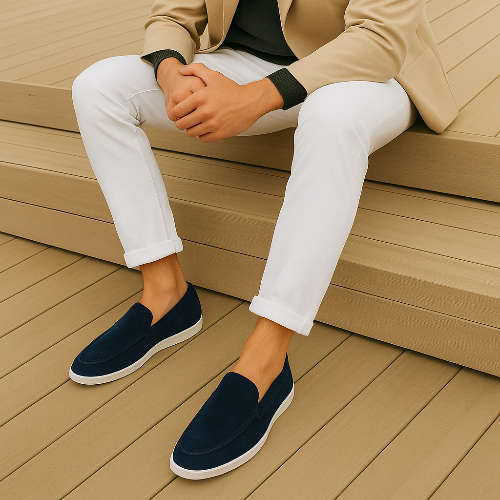 Louis | Mocassins en suède élégants