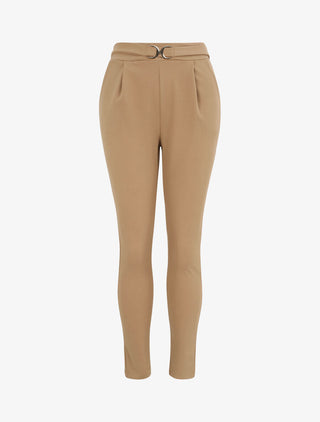 Pantalon fluide coupe droite - Camel