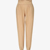 Pantalon droit taille haute plissée - Beige