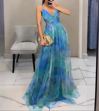 Beatriz | Élégance Florale en Maxi Robe