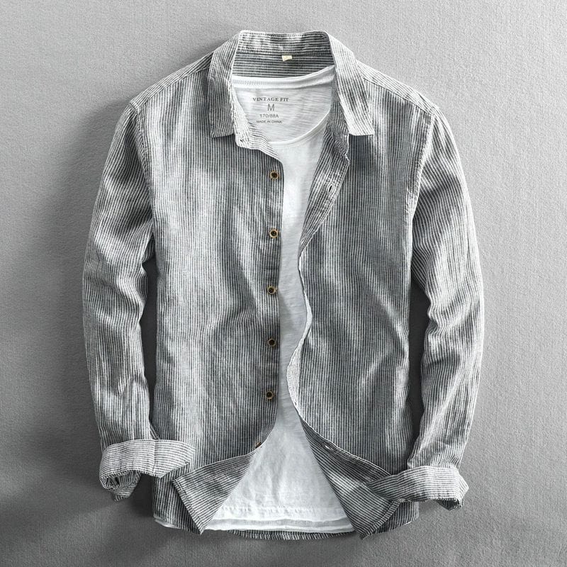 Philip | Chemise en Lin Coton Palm Beach