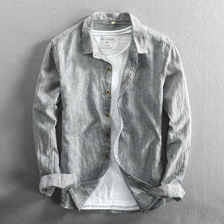 Philip | Chemise en Lin Coton Palm Beach