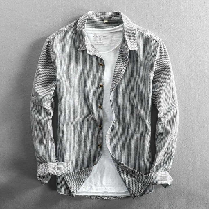 Philip | Chemise en Lin Coton Palm Beach