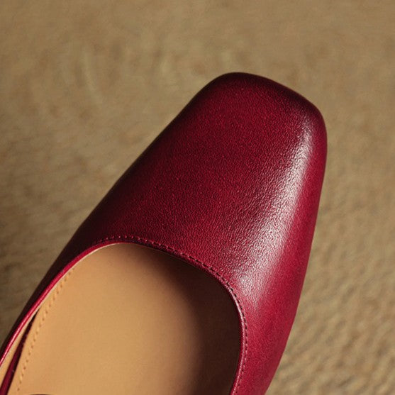 Aimée | Pantolettes en cuir
