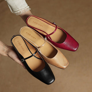 Aimée | Pantolettes en cuir