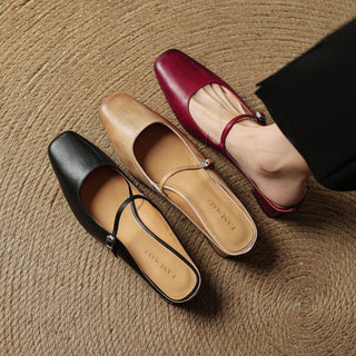 Aimée | Pantolettes en cuir