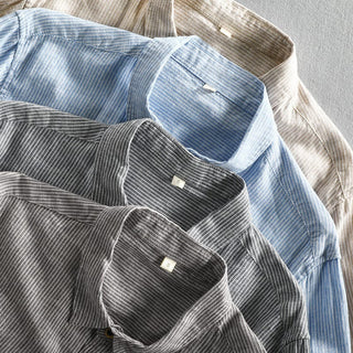 Philip | Chemise en Lin Coton Palm Beach