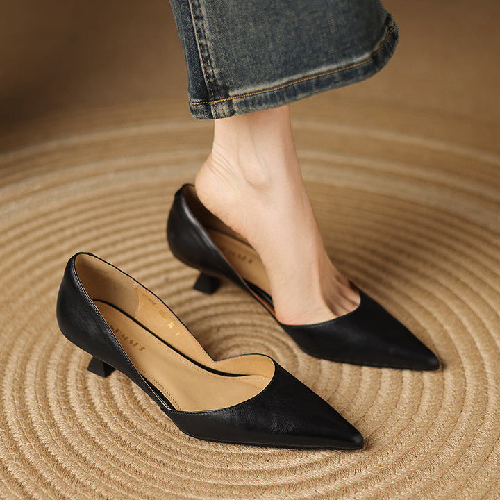 Charlotte | Talons Kitten en Cuir
