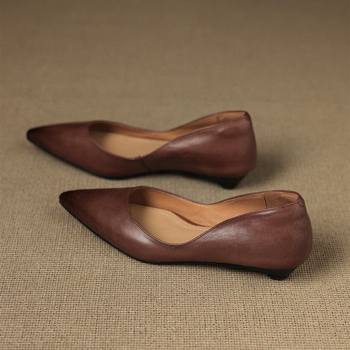 Andrée | Ballerines en Cuir Véritable