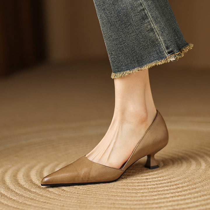 Charlotte | Talons Kitten en Cuir