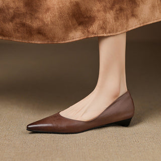 Andrée | Ballerines en Cuir Véritable