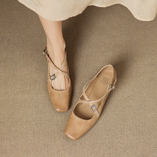 Béatrice | Leder Kitten Heels