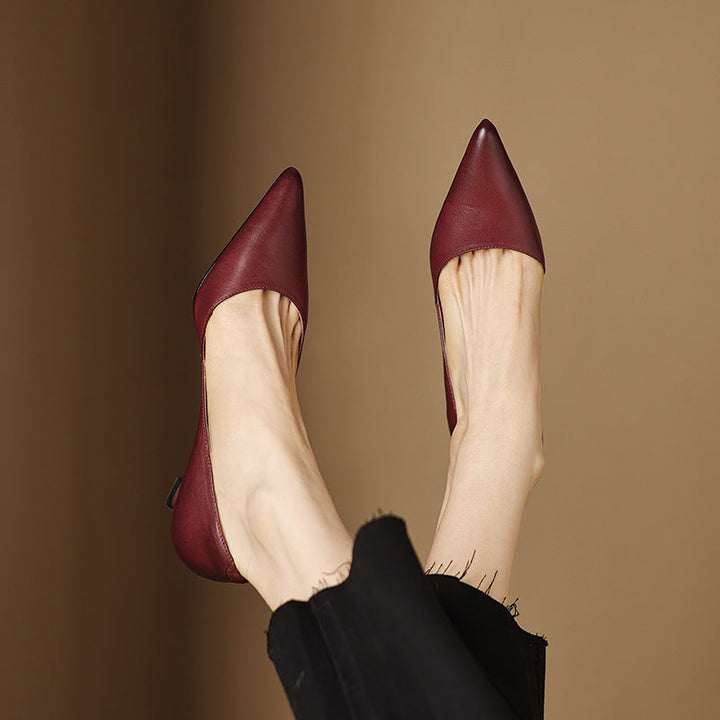 Charlotte | Talons Kitten en Cuir