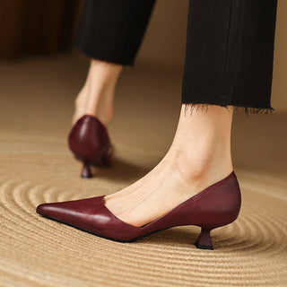 Charlotte | Talons Kitten en Cuir