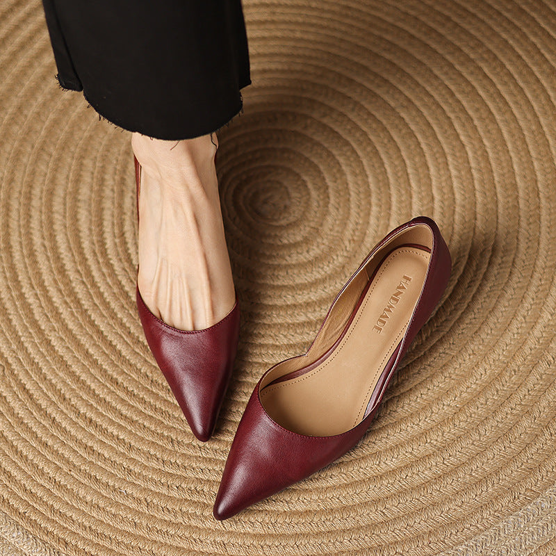 Charlotte | Talons Kitten en Cuir