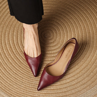 Charlotte | Talons Kitten en Cuir