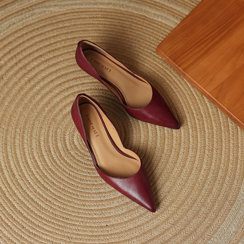Charlotte | Talons Kitten en Cuir