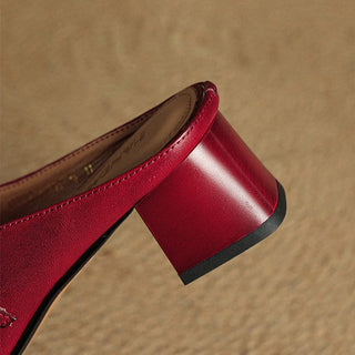Aimée | Pantolettes en cuir