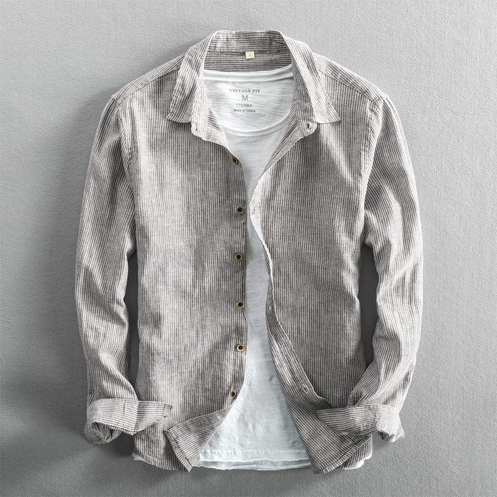 Philip | Chemise en Lin Coton Palm Beach