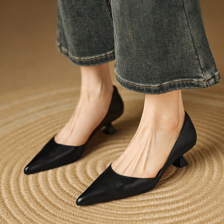 Charlotte | Talons Kitten en Cuir