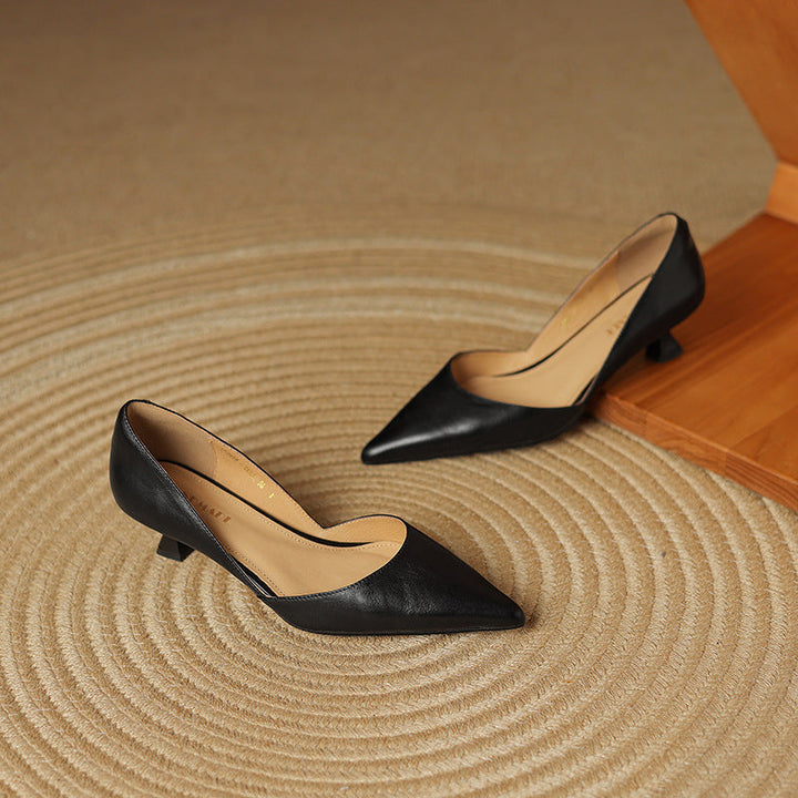 Charlotte | Talons Kitten en Cuir