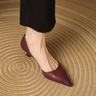 Charlotte | Talons Kitten en Cuir
